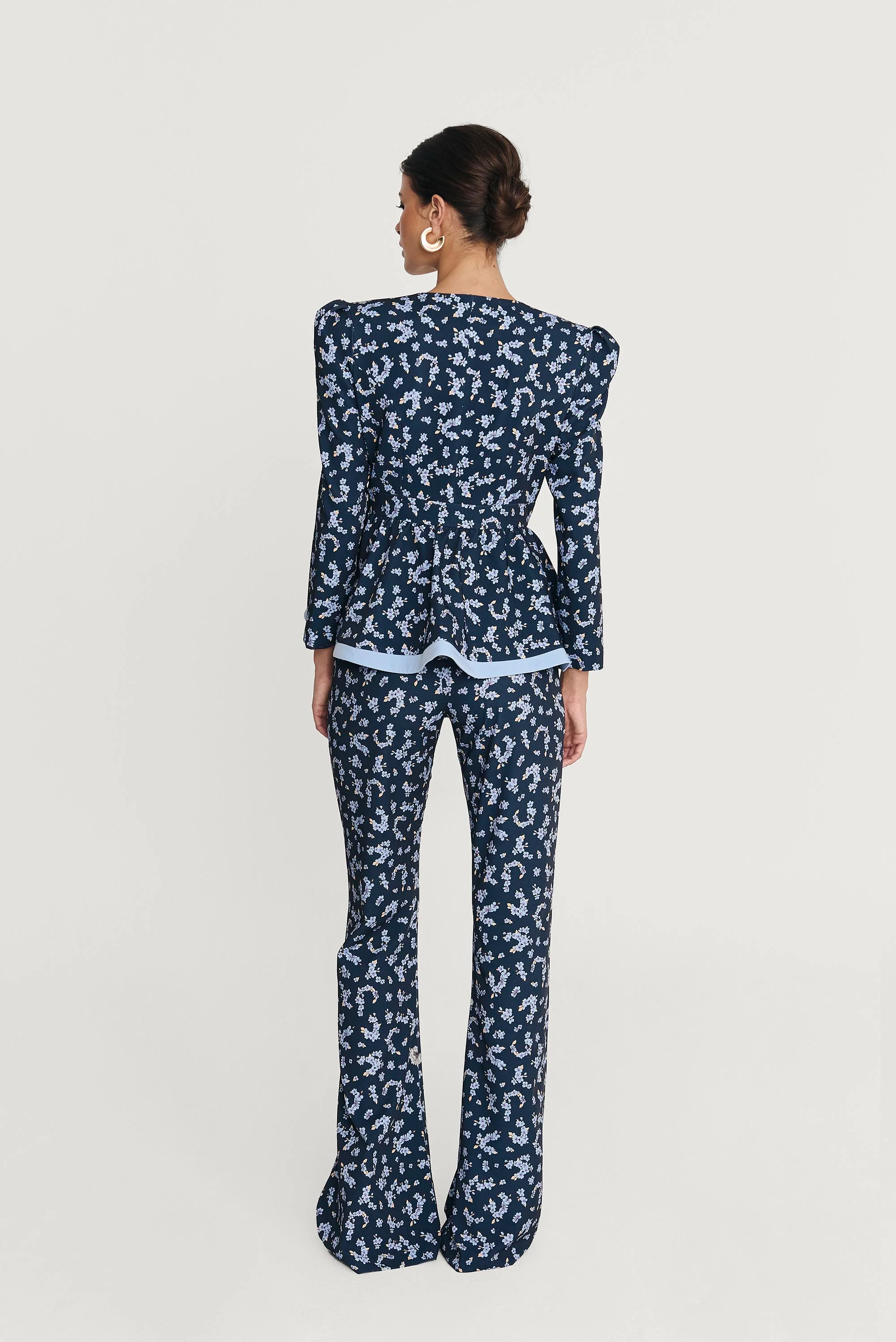 Chaqueta Bristol Estampada Floral Marino - Image 4