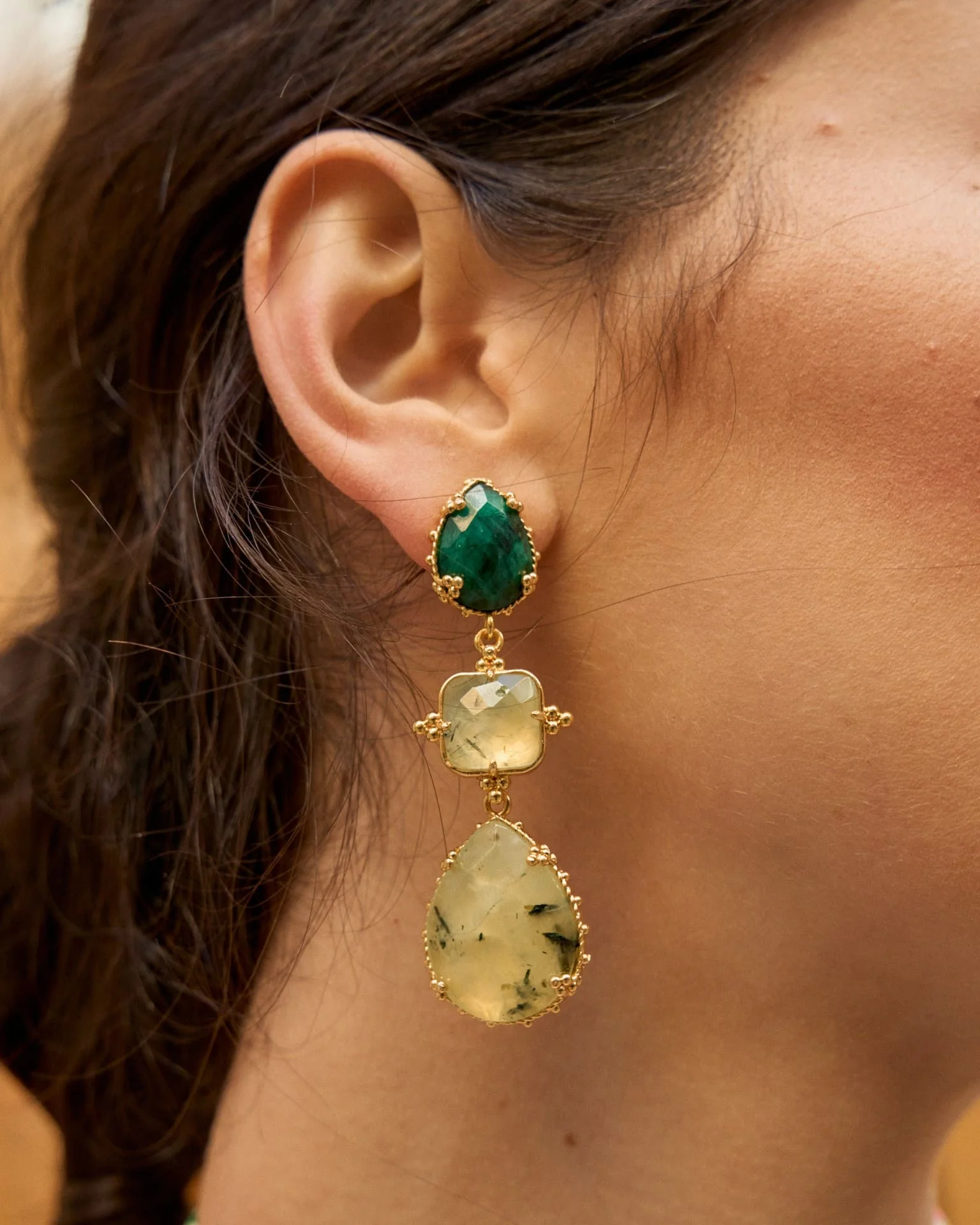 Pendientes Catalina Verde
