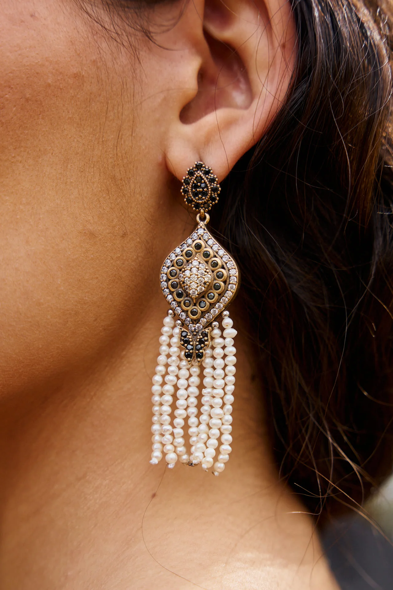 Pendientes Renata Blanco - Image 3