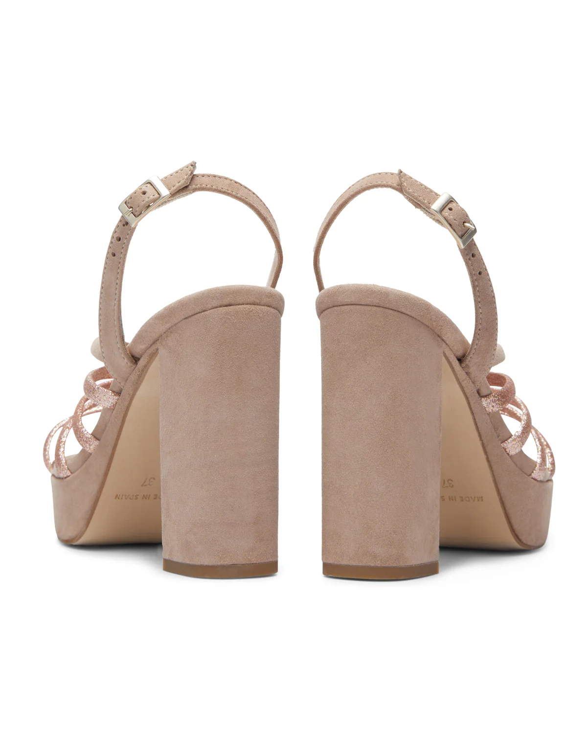 Sandalias Cipria de ante con brillo - Image 3