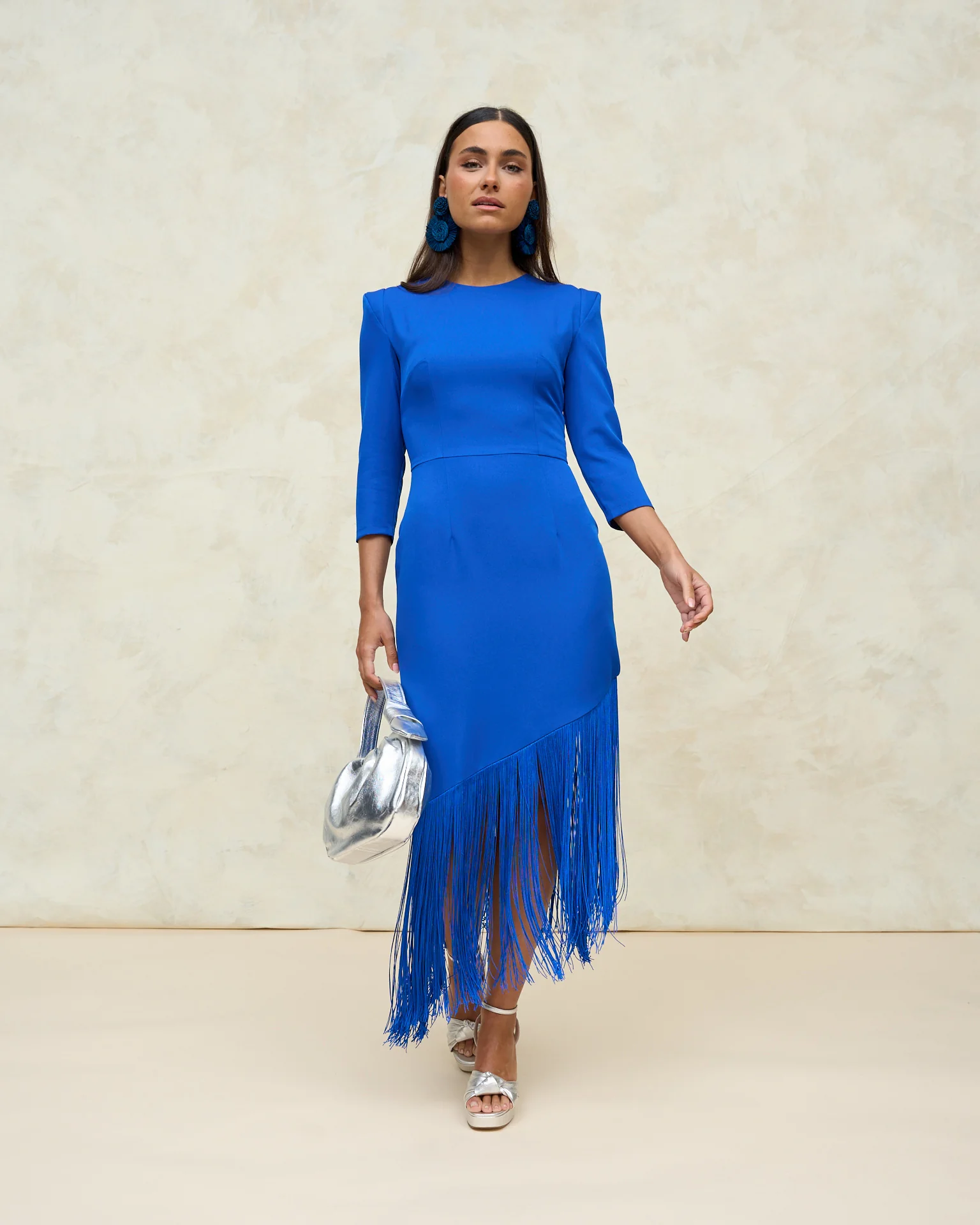 Vestido Antonia Azul Eléctrico