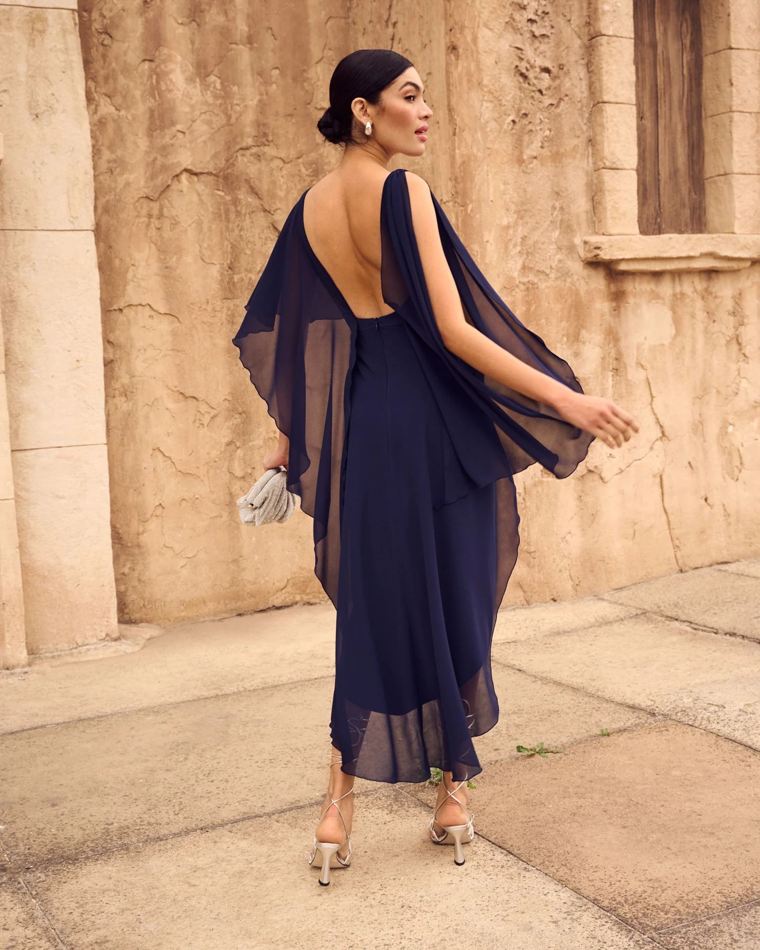 Vestido Grecia Marino