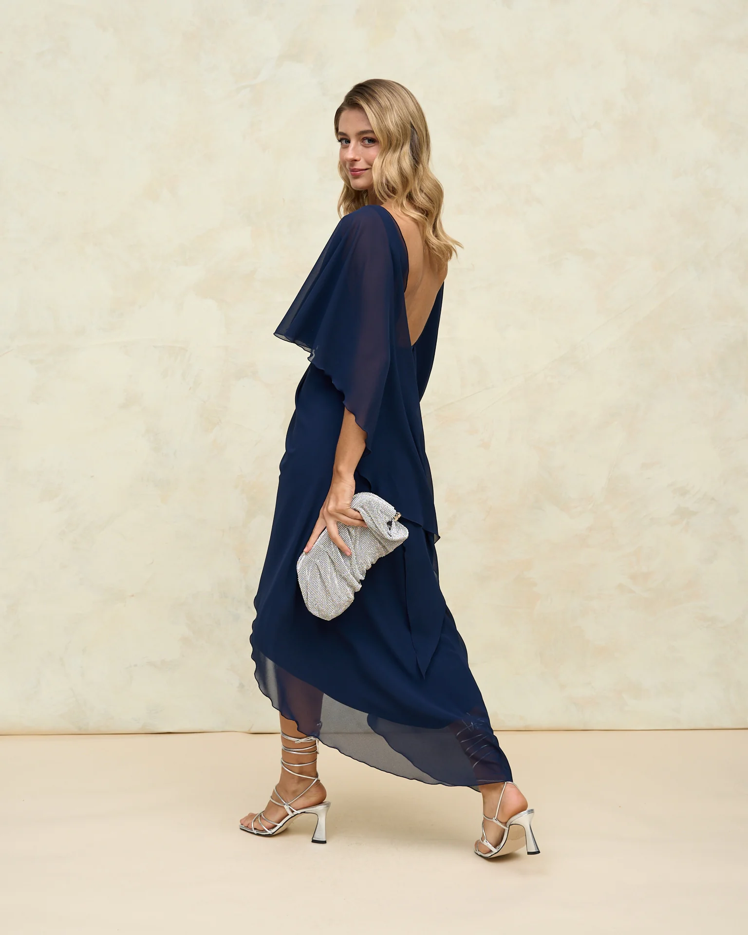 Vestido Grecia Marino - Image 3