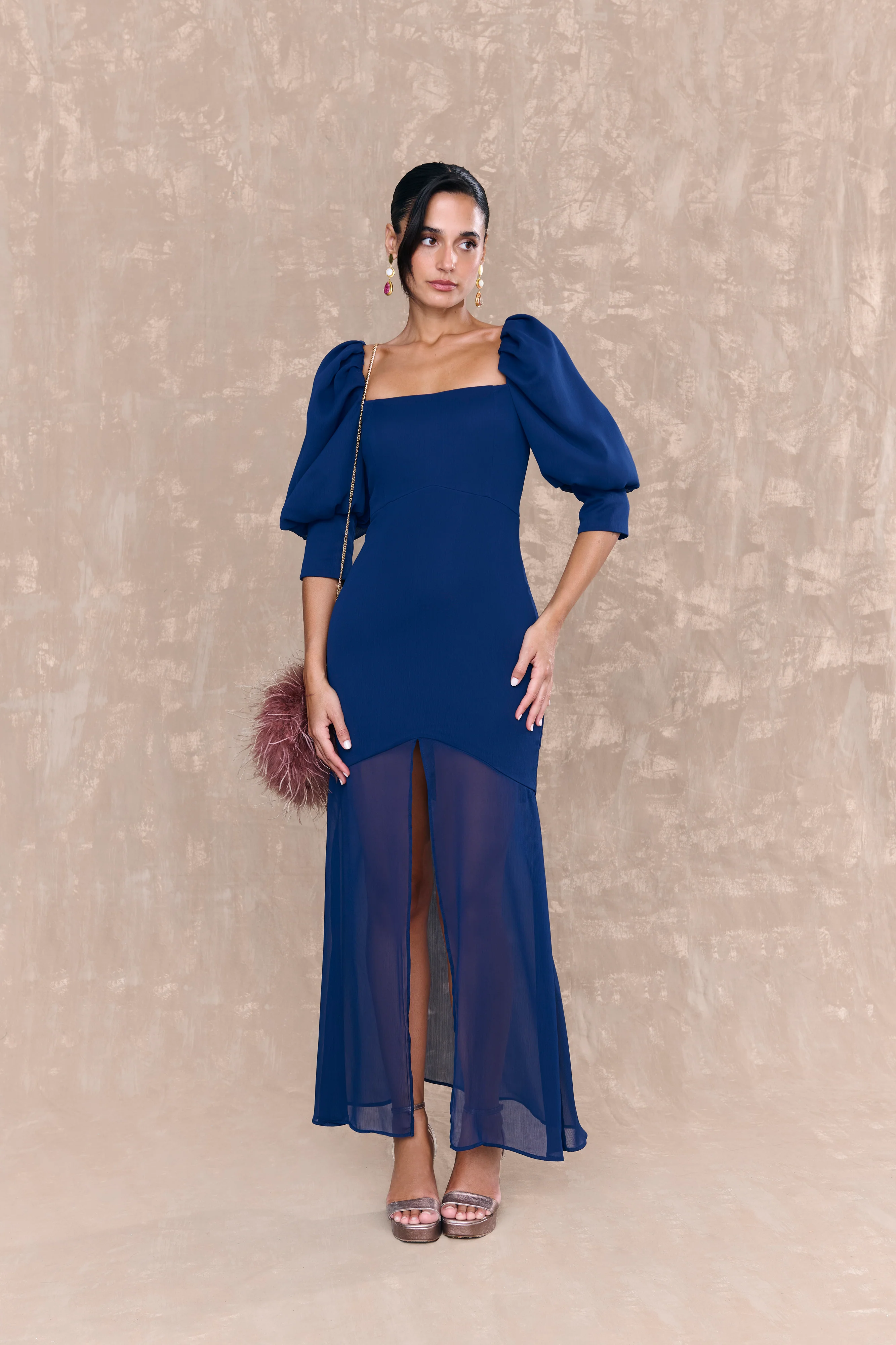 Vestido Loan Azul Marino